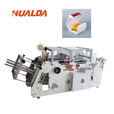 Çin Öğle Yemeği Kutusu Kağıt Bardak Paketleme Makinesi HLD - D1200 Bir Yıl Garanti Tedarikçi