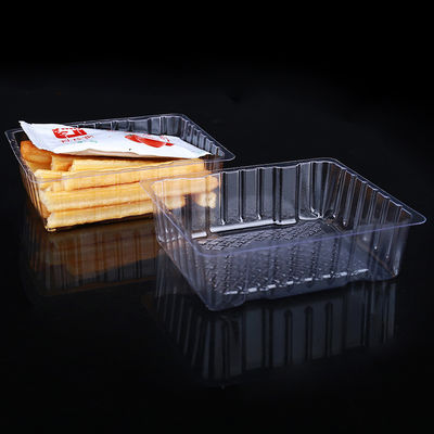 Çin Tek kullanımlık Pretzel çikolata bar paketleme tepsisi konteyner makinesi Tedarikçi