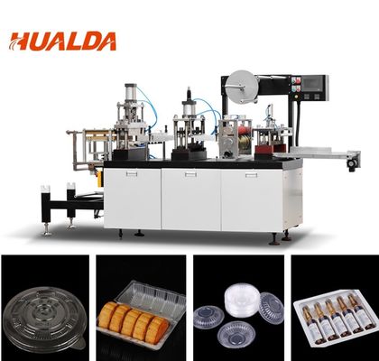 Çin Konteyner Plastik Kupası Şekillendirme Makinesi, Motor Gücü İle Plastik Bardak Kapağı Makinesi Tedarikçi