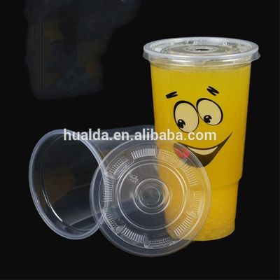 soğuk içecekler için tek kullanımlık plastik bardak kapağı Tedarikçi