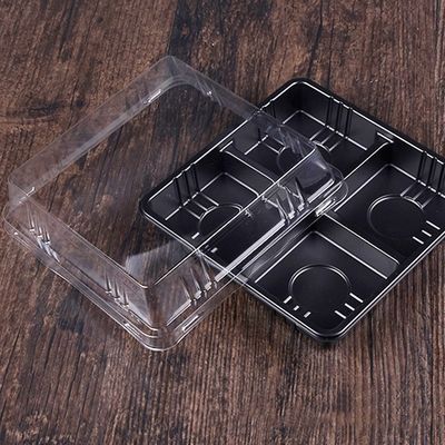 Plastik pizza kutusu kapağı kapağı termoform makinesi Tedarikçi