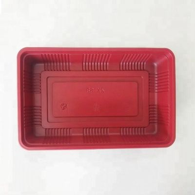 tek kullanımlık kek konteyner tepsisi yapmak için plastik termoform makinesi Tedarikçi