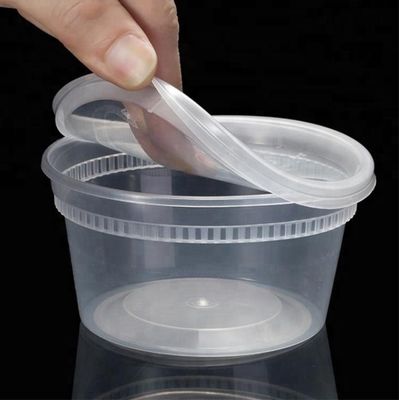 Kapak kapaklı Mini çevre dostu pp şeffaf plastik tek sos fincan Tedarikçi