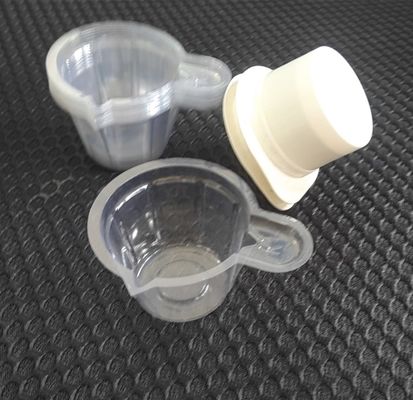 Kapak kapaklı Mini çevre dostu pp şeffaf plastik tek sos fincan Tedarikçi