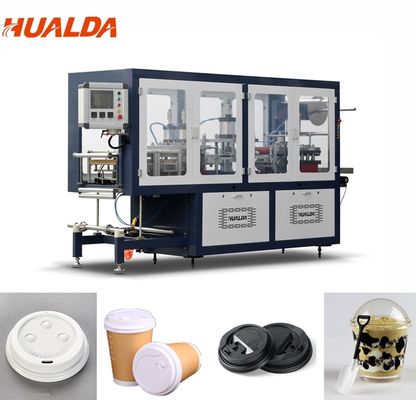 Otomatik Tek Kullanımlık Plastik Kapak Makinesi 0,1 - 1,5 Mm Sac Kalınlığı Şekillendirme Tedarikçi