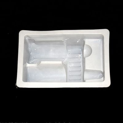 Plastik Tıbbi Tepsi Şekillendirme Makinesi HLD - 420 W Motor Güç Sayfası Besleme Tedarikçi